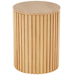 9th & Pike(R) Modern Brown Wood Accent Table