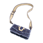 True Religion Frayed Denim Flap Bag With Logo Strap - image 5