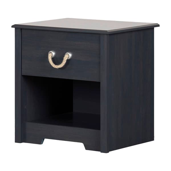 South Shore Navali Blueberry Nautical Drawer Nightstand - image 