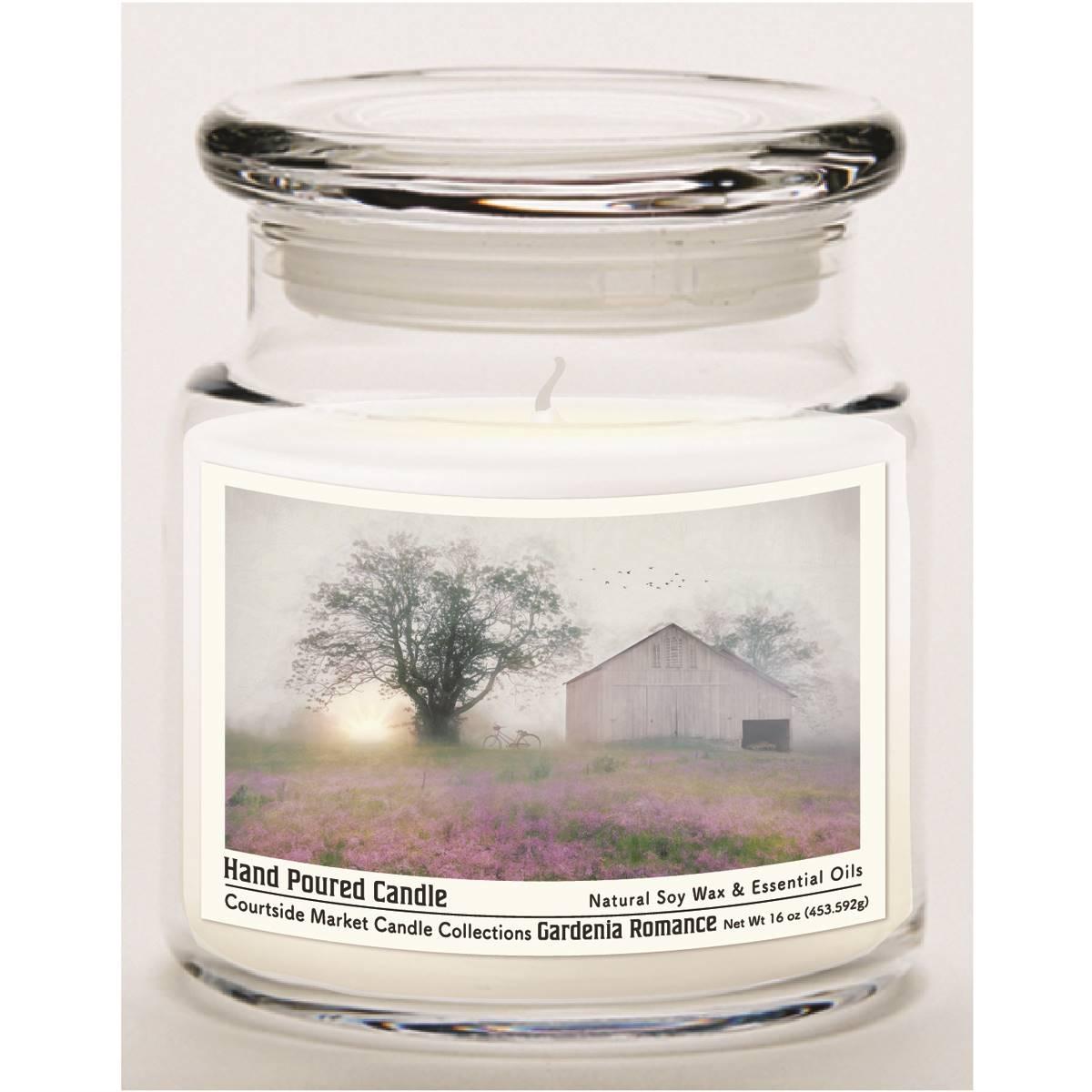 Courtside Market® Sunrise 16oz. Gardenia Romance Jar Candle