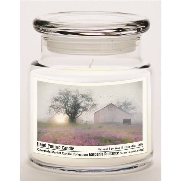 Courtside Market(R) Sunrise 16oz. Gardenia Romance Jar Candle - image 