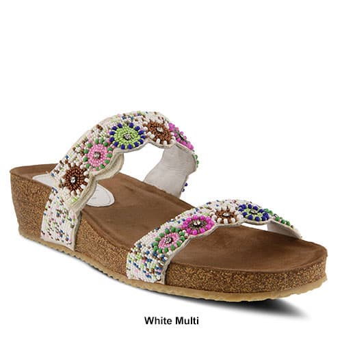 Womens Azura Style Bahama Wedge Slide Sandals