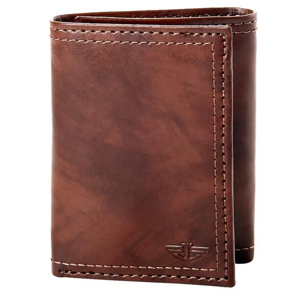 Mens Dockers&#40;R&#41; RFID Trifold Wallet with Zipper Inner Pocket - image 