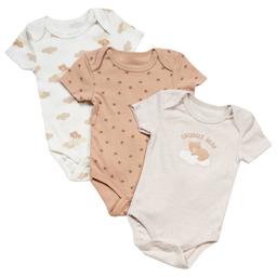 Baby Boy (NB-9M) baby views(R) 3pk. Snuggle Bear Bodysuit Set