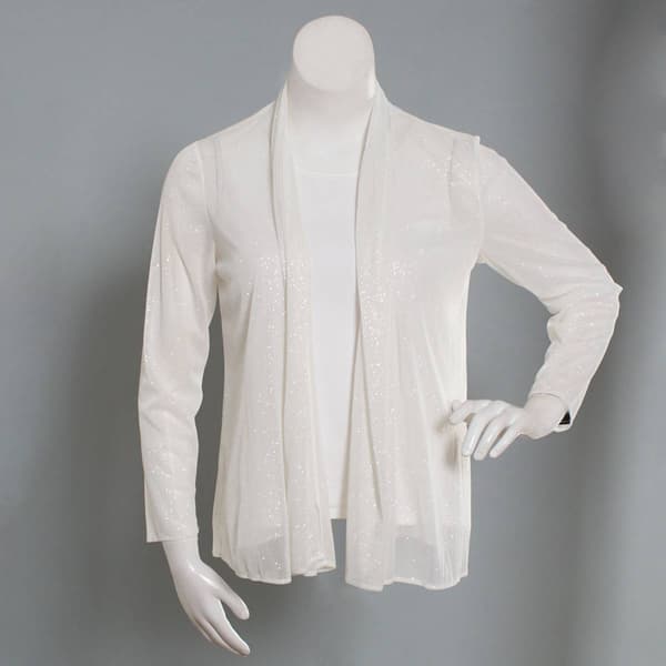 Womens MSK Sparkle Mesh Jacket - image 
