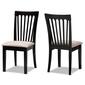 Baxton Studio Minette 2pc. Wood Dining Chair Set - image 1