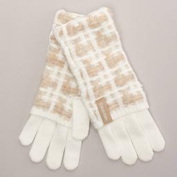 Womens Calvin Klein Grid Knit Gloves