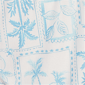Petite Hearts of Palm Aqua Fresh Postcard Tropical Blouse - image 6