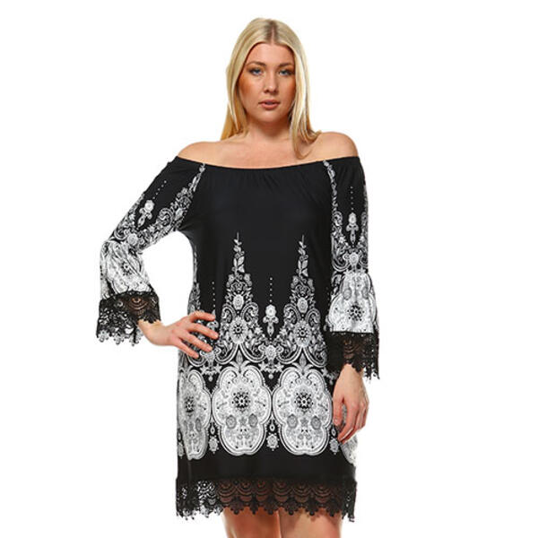 Plus Size White Mark Mya Dress - image 