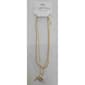 Ashley Gold-Tone Cross Charm Necklace - image 1