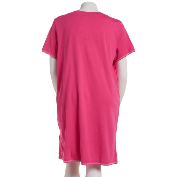 Plus Size René Rofé® Short Sleeve Vacay Mode Nightshirt
