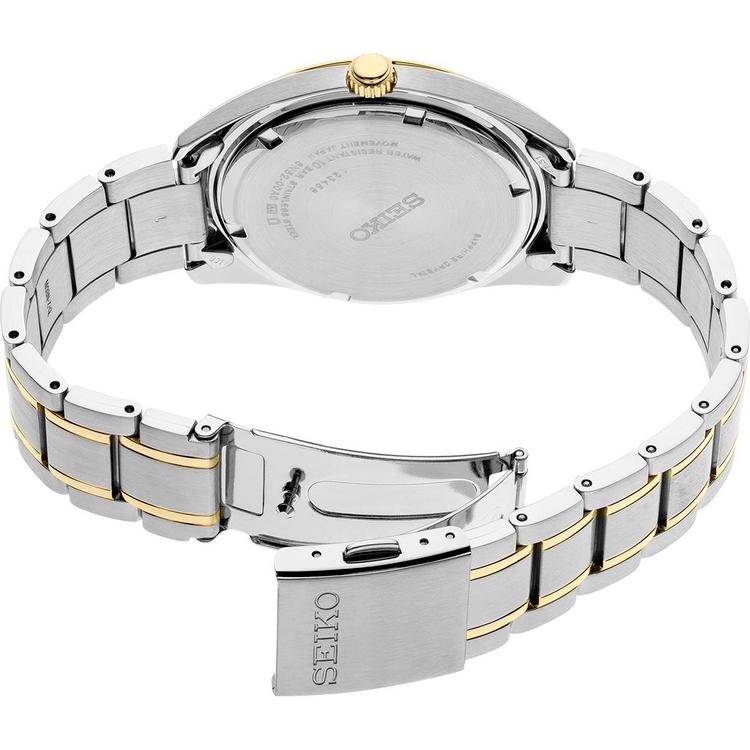 Mens Seiko Essentials Two-Tone Stainless Steel Watch - SUR312