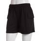 Womens Starting Point French Terry Solid Cargo Shorts - image 1