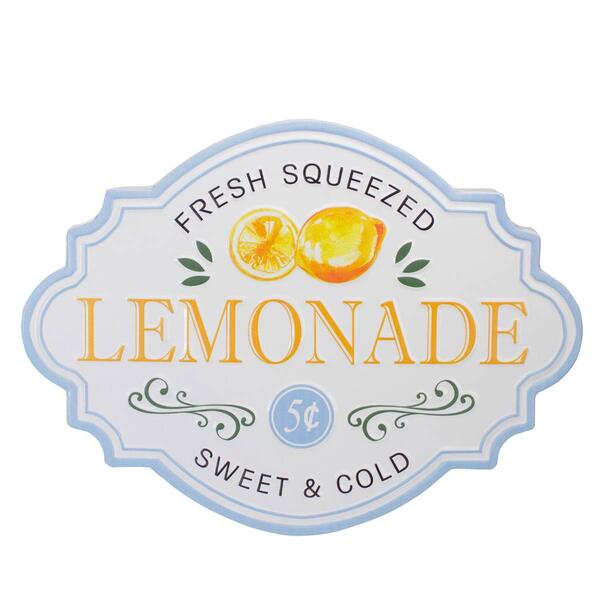 Northlight Seasonal Fresh Squeezed Lemonade Metal Sign - image 