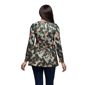 Womens 24/7 Comfort Apparel Multiprint Long Sleeve A Line Top - image 3