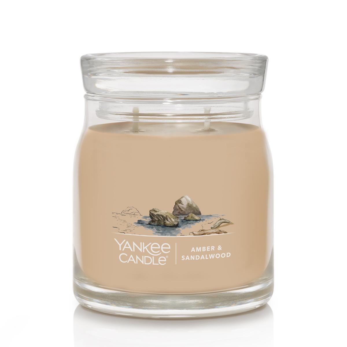 Yankee Candle® 13oz. Amber & Sandalwood Medium Jar Candle