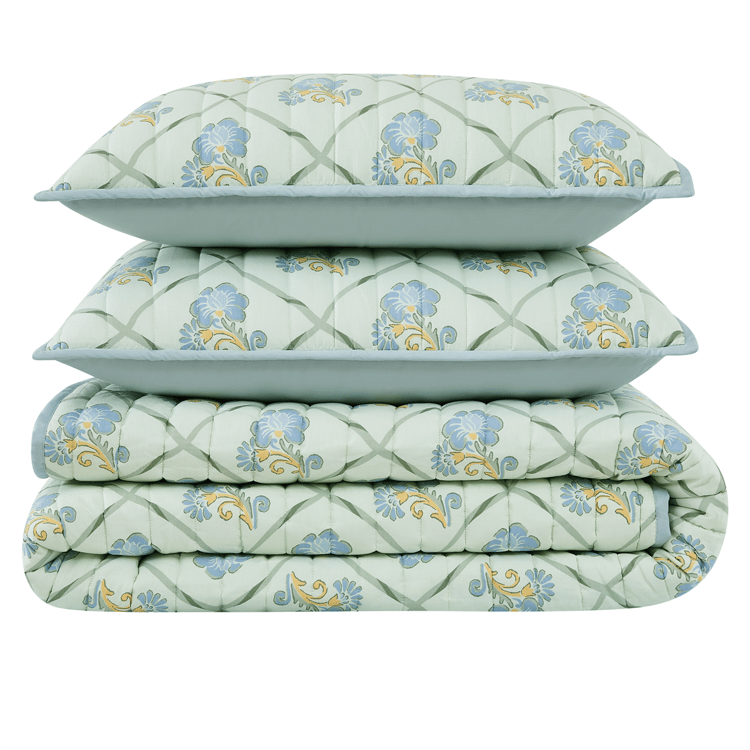 Brooklyn Loom Olivia 3pc. Quilt Set