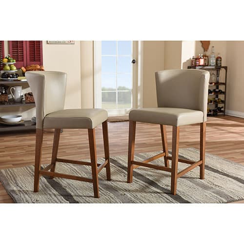 Baxton Studio Olivia 2pc. Pub Stool Set