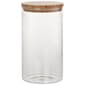 Global Market Glass Canister With Bamboo Wood Lid - image 2