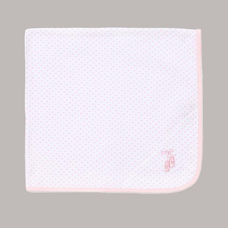 Little Me(R) Ballerina Heart Tag-Along Blanket