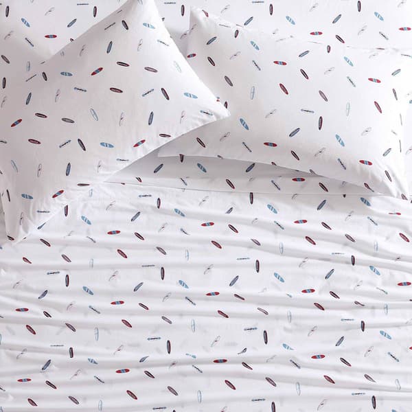 Nautica High Surf Washed Percale Cotton Sheet Set