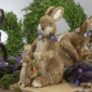 Northlight 14in. Mommy & Baby Easter Bunny Rabbit Figure - image 2