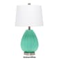 Lalia Home Pleated Table Lamp w/White Fabric Shade - image 1