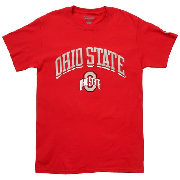 Mens Champion Short Sleeve Ohio State Arched Tee - image 