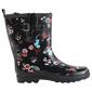 Womens Ella & Joy Floral Mid Calf Lined Rainboots - image 2