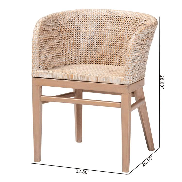 bali & pari Papua Modern Bohemian Dining Chair