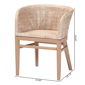 bali & pari Papua Modern Bohemian Dining Chair - image 10