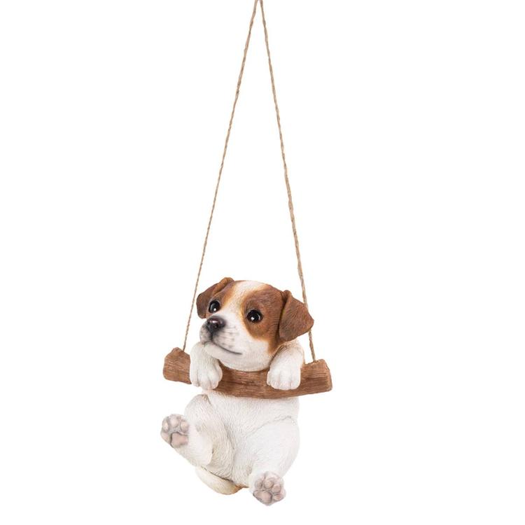 Hi-Line Gift Hanging Jack Russell Terrier Puppy Statue
