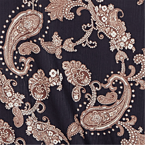 Womens Emaline Country Code Long Flounce Sleeve Paisley Blouse