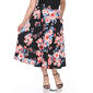Plus Size White Mark Tasmin Floral Flare Midi Skirt - image 4