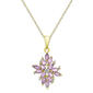 Gianni Argento 14kt. Gold Amethyst Pendant Necklace - image 1