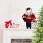 Santa''s Workshop 15in. The North Pole Shopper Santa - image 2