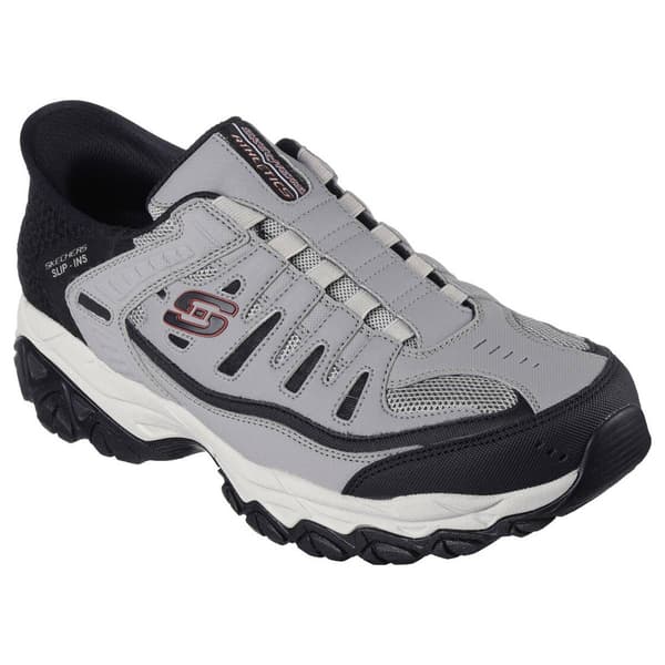 Mens Skechers After Burn Memory Fit Slip On Athletic Sneakers - image 