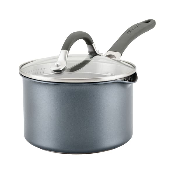 Circulon A1 Series Nonstick 2qt. Induction Straining Saucepan - image 