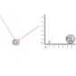 Haus of Brilliance Rose Gold 1/5ctw. Diamond Pendant Necklace - image 5