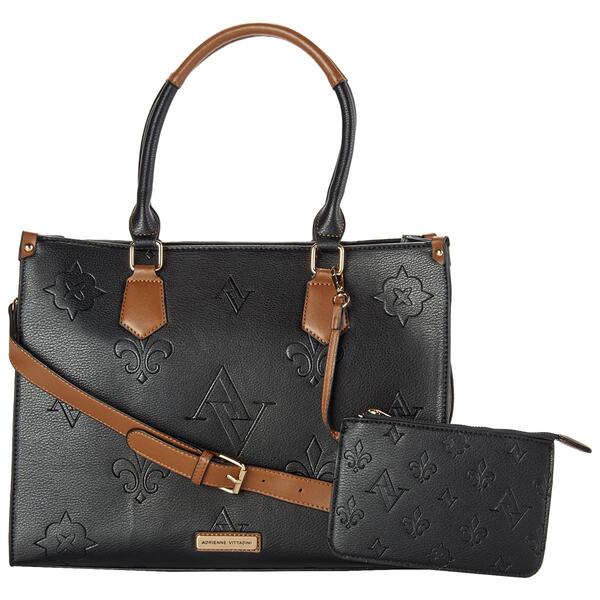Adrienne Vittadini Majestic Enlarged Tote - Black - image 