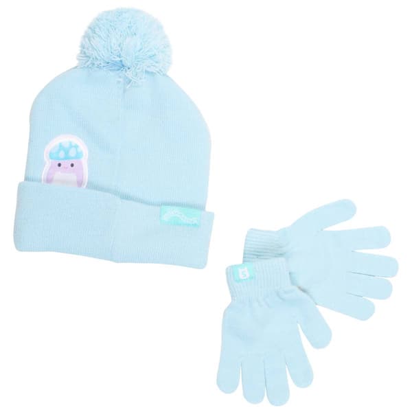 Girls Squishmallows™ Squish Squad Beanie W/ Gloves Set
