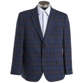 Mens Nautica Blue Plaid Sport Coat