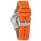 Mens Bulova Marine Star Orange Silicone Strap Watch - 98A226 - image 3
