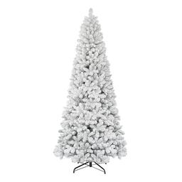 Puleo International 9ft. Non-Lit Flocked Virginia Pine Tree