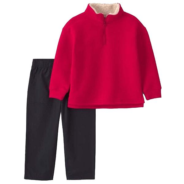 Toddler Boy Carter''s® Sherpa-Lined Fleece Pullover & Pants Set