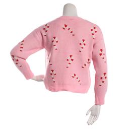 Juniors No Comment Mossy Candy Cane Cardigan