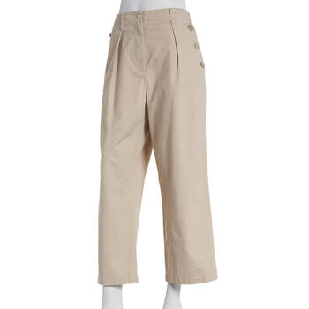 Tommy Hilfiger Women's Sailor-Button Wide-Leg Pants