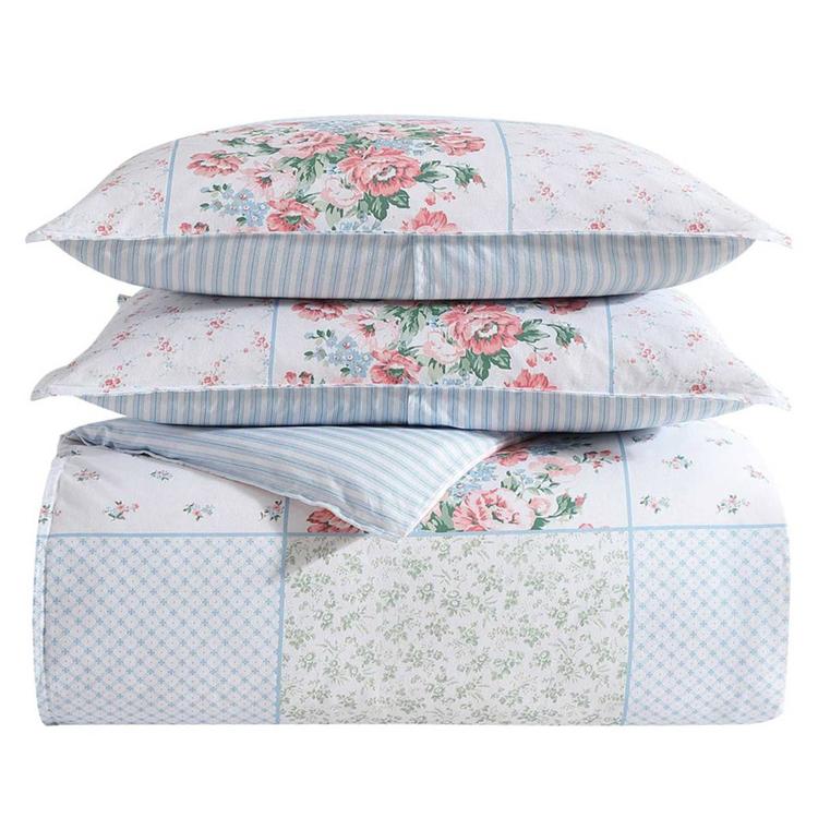 Laura Ashley Hope Patchwork Duvet Cover Set