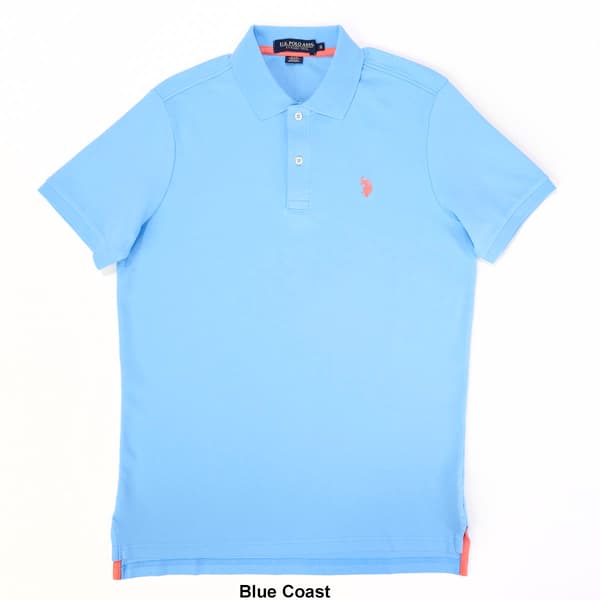 Mens U.S. Polo Assn.&#174; Contrast Logo Short Sleeve Polo