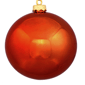 Northlight Shiny Burnt Orange Christmas Ball Ornament - image 2